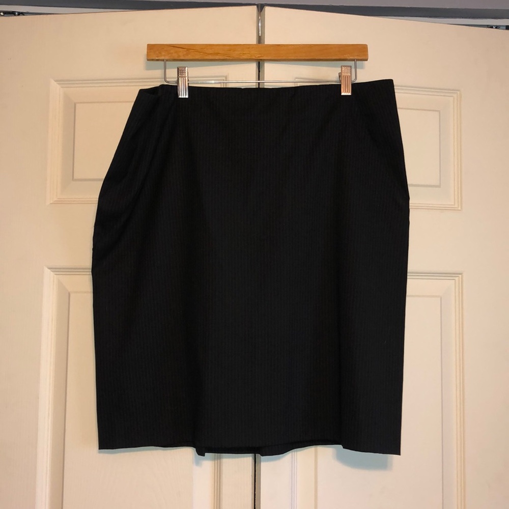 Pinstripe skirt